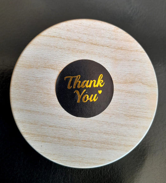 Elegant Cashmere Musk "Thank You" Candle Set