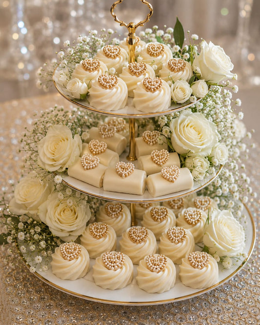 Ivory Heart Truffle Tier