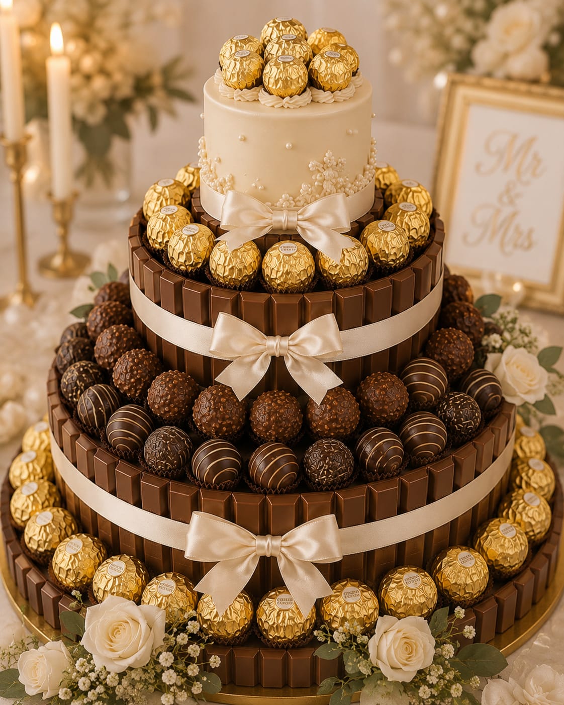 Ferrero Rocher Cake & Truffle Tower