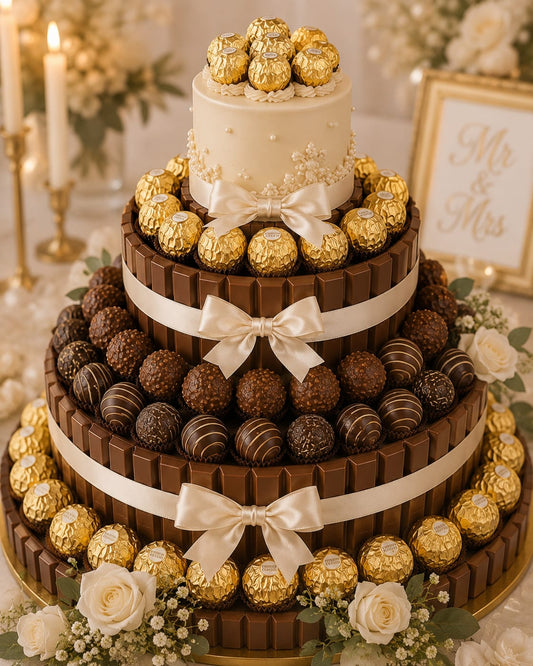 Ferrero Rocher Cake & Truffle Tower